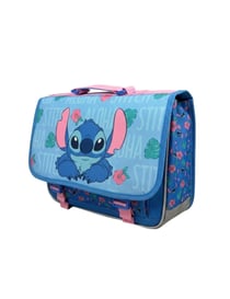Cartable Mybagstory - Bleu,Rose - Stitch - 2 compartiments