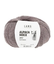 Pelote de laine Alpaca Soxx 6-PLY - 150GR - Lang Yarns 0023 Vieux Rose Chiné