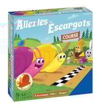 Allez les escargots - course, plateau - ravensburger - 20617 - jeu societé enfant