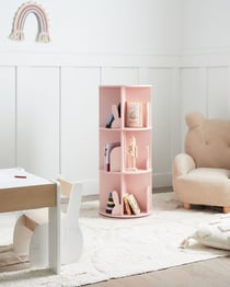 Bibliothèque MDF Rose pastel CANEY - Beliani