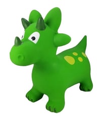 Animal sauteur skippy dinosaure vert - bballon sauteur bebe - jeu pour rebondir