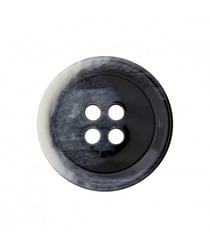 Carte de 4 boutons de chemise dégradé 4 trous 15mm - Prym Gris Fonce