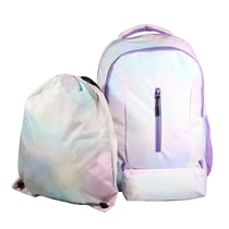 Set de sac à dos, sac gym et trousse Multicolore Tie and Dye BAGTROTTER