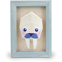 Affiche Mini Trophée Morse en Papier 3D à Construire