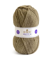Fil à tricoter KNITTY 4 - 50gr - DMC 590 marron
