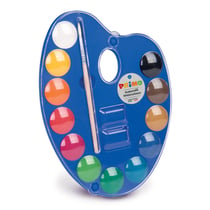 Grande palette d'aquarelle 12 couleurs Ø 25 mm