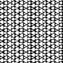 Tissu Bengaline Téo sur fond Blanc
