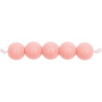 24 Perles rondes 10 mm - abricot
