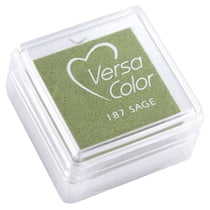 Tampon encreur "Versacolor", vert menthe, 2,5x2,5 cm