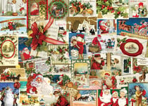 Puzzle 1000 pièces - Anciennes Cartes de Noël - Eurographics