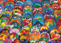 Puzzle 1000 pièces - Assiettes Mexicaines - Eurographics