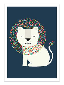 Affiche 50 x 70 cm -  As a Lion - Andy Westface