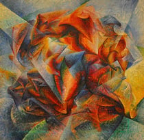 Puzzle 1000 pièces - Umberto Boccioni : Dinamismo di un ciclista è un dipinto, 1913 - Grafika