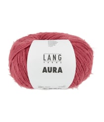 Pelote de Coton AURA - Lang Yarns 0062 rouge