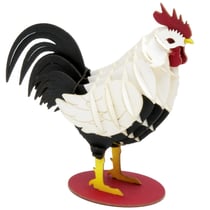 Maquette 3D en papier Coq - Fridolin