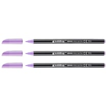 Lot de 3 feutres de coloriage pointe fine 1 mm - EDDING - Lavande baies