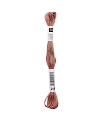 Fil à broder mouliné Uni - Rico Design 249 Rose