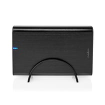Nedis Boîtier Disque Dur 3.5'' USB 3.1 Gen1 pour PC avec Câble USB-A / USB-C Noir