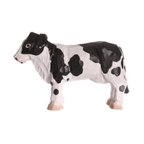 Figurine Vache noire et blanche - Wudimals