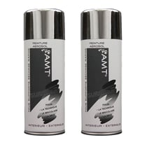 Lot de 2 bombes de peinture - chrome - AMT