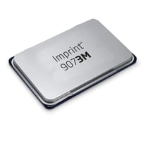 Imprint 9073M Tampon encreur  encreur noir, couvercle en métal 12,5 x 8 cm
