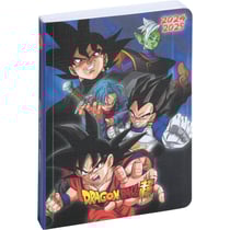 Agenda scolaire - 2024/2025 - 1 page par jour - Dragon Ball - 12x17cm - Bleu