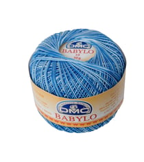 Fil à crocheter Babylo Gross. 10 - Col. 93 - Bleuet Ombre