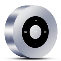 Enceinte Bluetooth Portable Son Stéréo Mains-Libres Carte TF AUX Argent YONIS