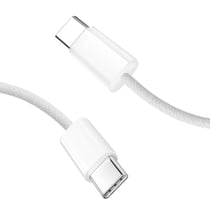 Apple Câble USB-C vers USB-C 240W compatible iPhone 15 et MacBook - Original Blanc