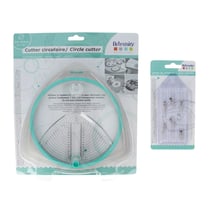 Cutter circulaire Ø 2,4 à 15,3 cm + 6 lames de rechange