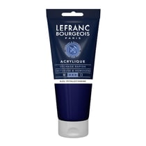 Peinture acrylique - Bleu phtalocyanine - 095 - Fine - Lefranc Bourgeois - Tube 200ml