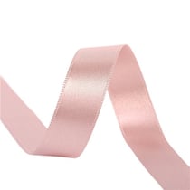 Bobine 25m ruban satin double face nude fabriqué en France