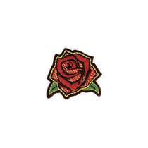 Ecusson thermocollant Rose rock 2cm x 3cm