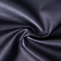 Tissu Simili cuir d'habillement métallisé souple uni Bleu marine