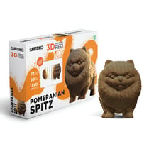 Cartonic® Sculpture-Puzzle 3D carton - Chien Loulou de Pomeranie