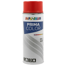 Spray de peinture acrylique - Rouge trafic - RAL 3020 - Brillant - Tous supports - Prima Color - 400ml
