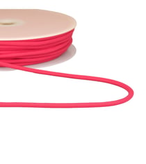 Bobine 30m cordon tressé 4,5mm rose