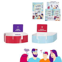 Jeu de Cartes - JEUX 2 MOMES - Devine Qui Je Suis - Éducatif - Multicolore