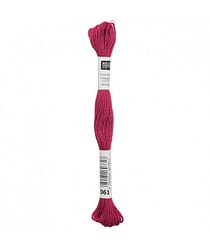 Fil à broder mouliné Uni - Rico Design 061 Rose