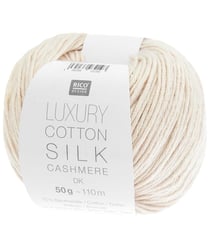 Fil exceptionnel Luxury Cotton Silk Cashmere dk - Rico Design 07 Ivoire