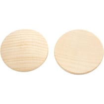 Mini rondelle de bois - 40 x 6 mm - 10 pcs