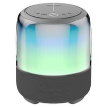 Enceinte Bluetooth Waterproof LED 55W Avec Micro Karaoké Et Lumière Dynamique Gris YONIS