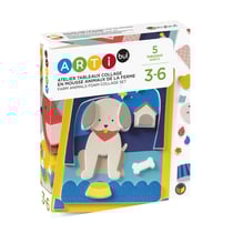 Atelier mosaïques en mousse animaux de la ferme Oxybul