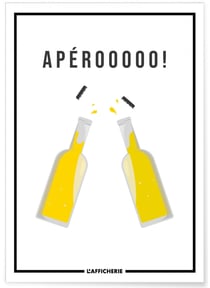 Affiche 'Apérooooo' | A3 : 29,7x42cm
