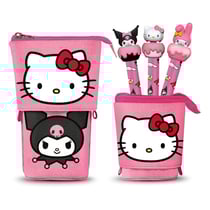 Sanrio - Trousse Pop Up Sanrio avec 3 stylos à bille effaçable à encre gel