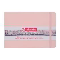Carnet Croquis - 21 x 14,8cm - 80 feuilles - 140g - rose - Royal Talens