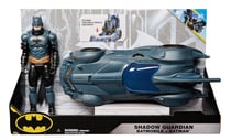 Pack batmobile et figurine batman 30 cm - vehicule dc comics - shadow guardian - spin master