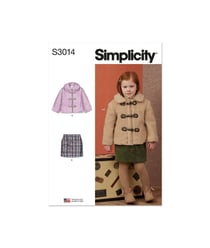 Patron 3014 Veste et Jupes pour Enfants taille n°FR 3-8