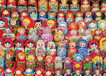 Puzzle 1000 pièces - Poupées Russes Matriochkas - Eurographics