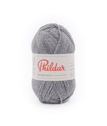 Pelote de laine mérinos Phil Socks Merinos - Phildar Gris chiné clair
